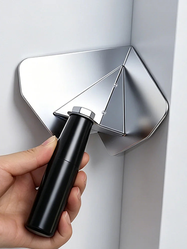 90° Stainless Steel Corner Trowel – Drywall & Plaster Finishing Tool