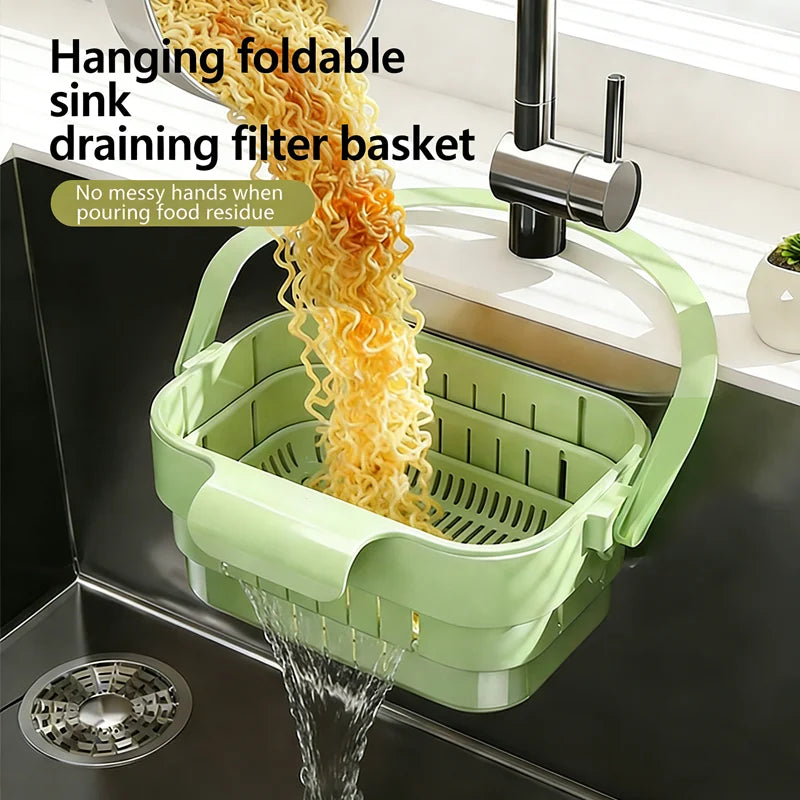 Foldable Sink Colander Basket