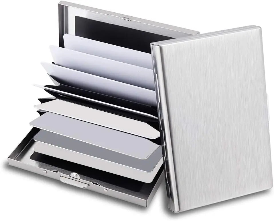 RFID Blocking Stainless Steel Metal Card Holder