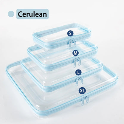 Transparent Zipper Storage Bag