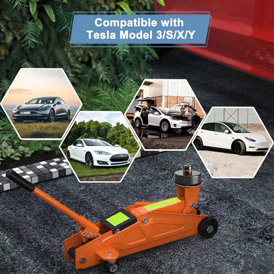Jack Pad Adapter – Rubber Lift Support for Model 3, Y, S & X