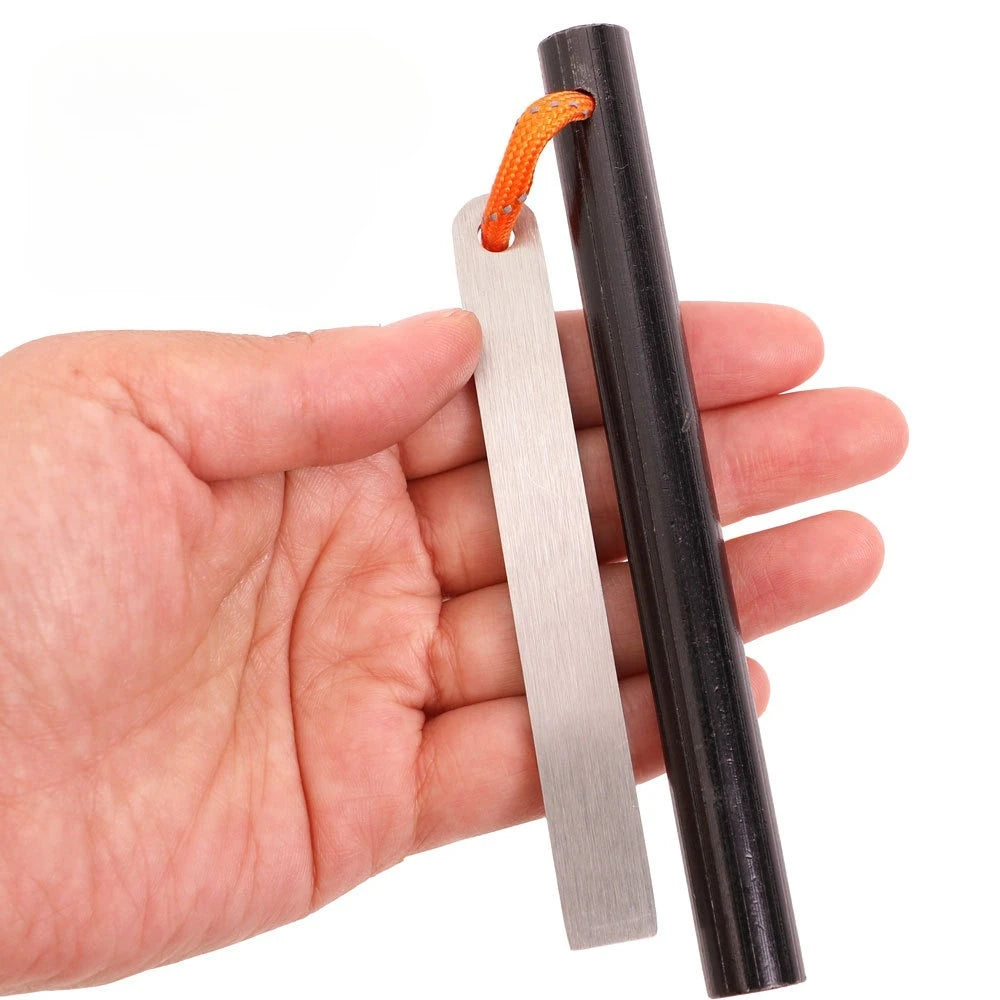 Magnesium Rod Fire Starter with Striker & Scraper