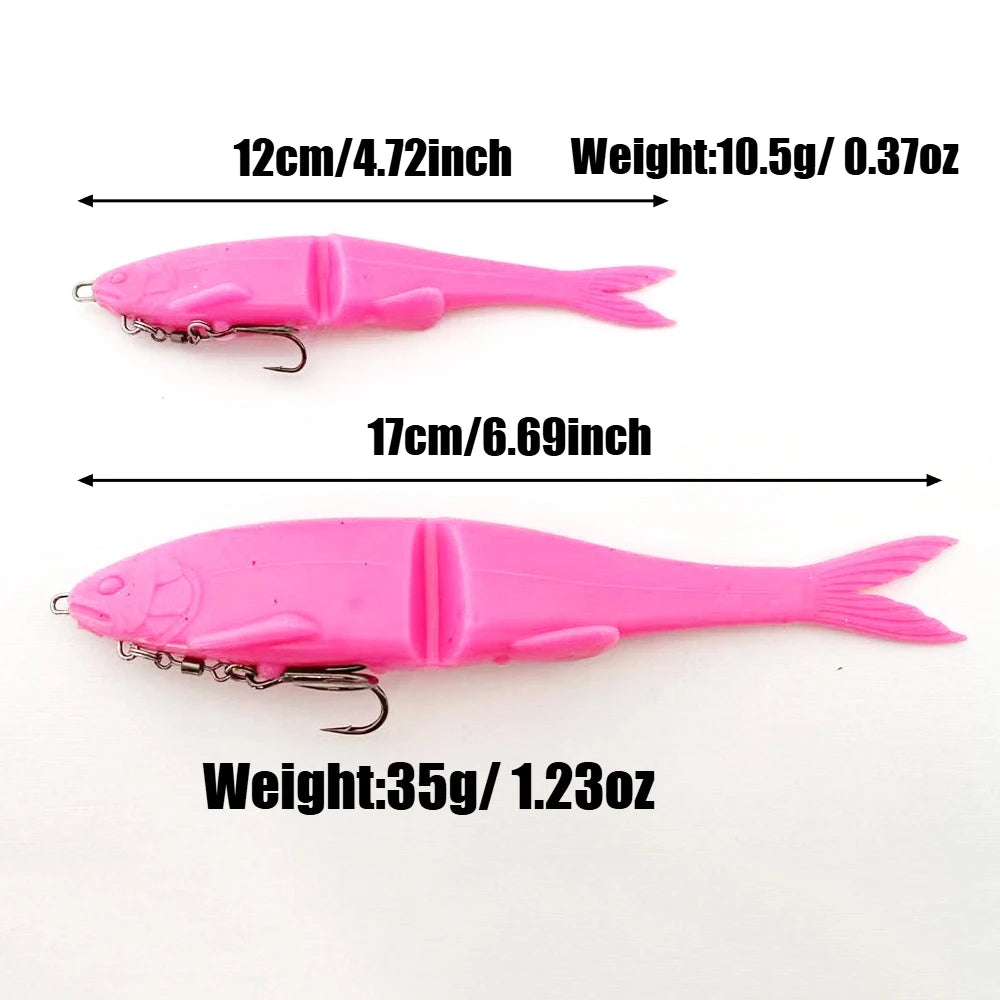 Segmented Swimbait Lure 4.7"/6.7" Long Cast