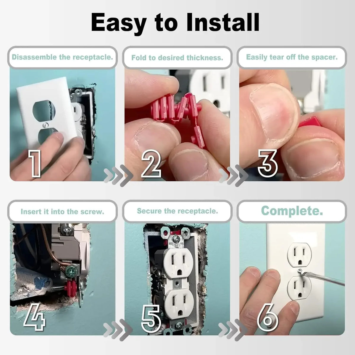 Electrical Outlet & Switch Spacers