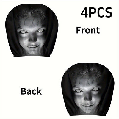 Halloween Car Seat Headrest Cover