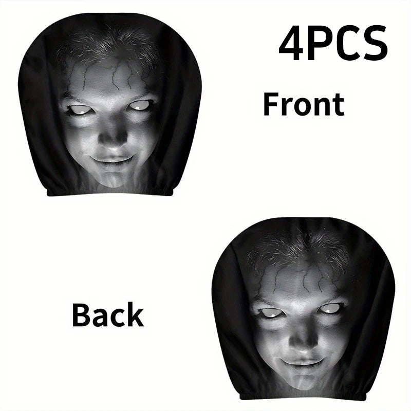 Halloween Car Seat Headrest Cover