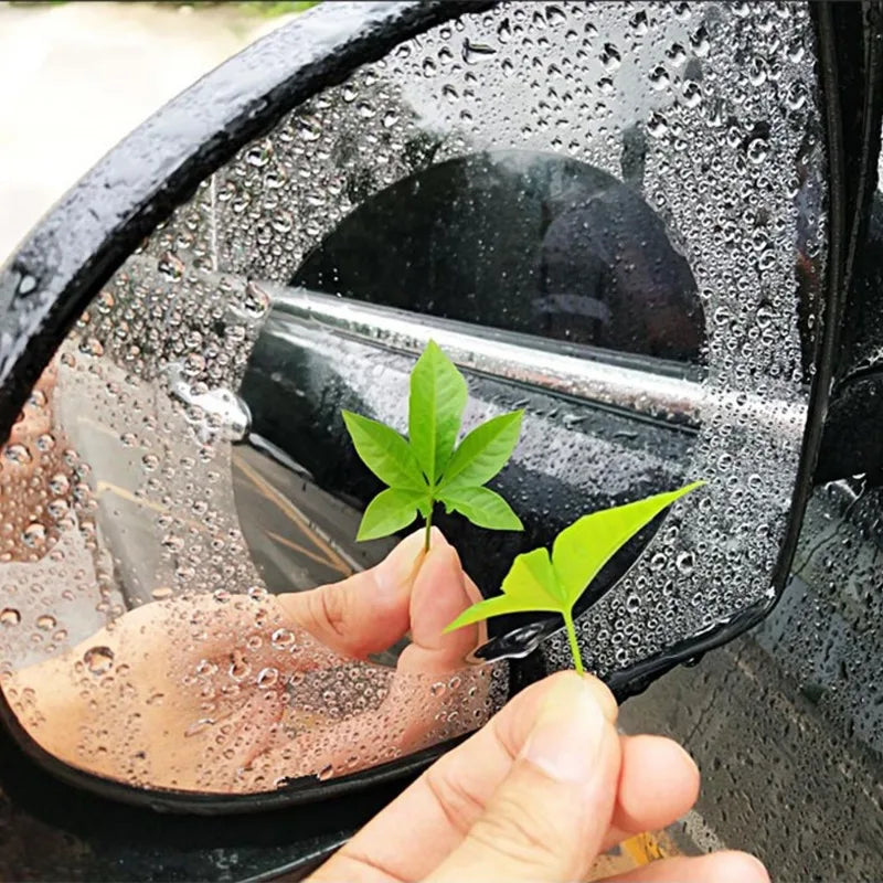 Película protectora antivaho y antilluvia para espejos de coche