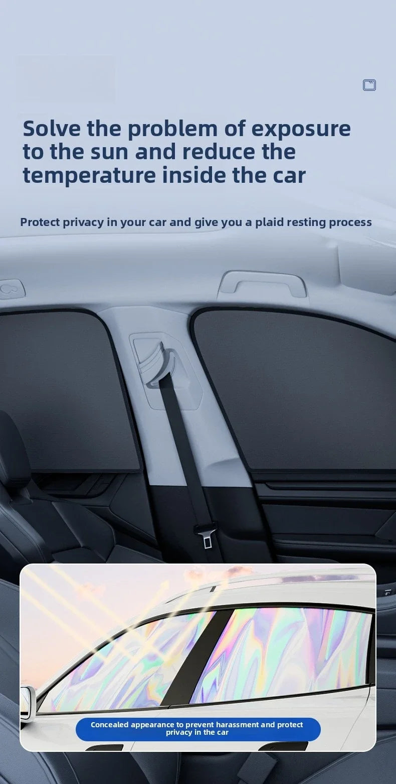 Magnetic Car Window Sunshade Cover