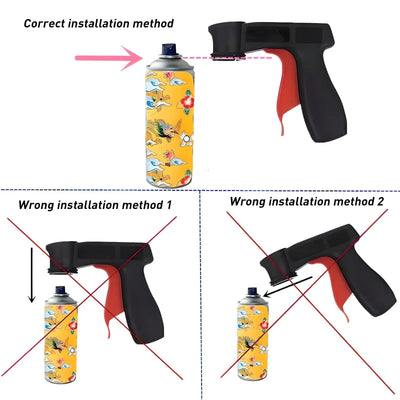 Spray Paint Gun Handle Set