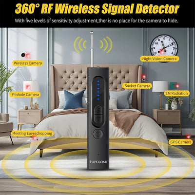 Anti-Spy Hidden Camera & Bug Detector