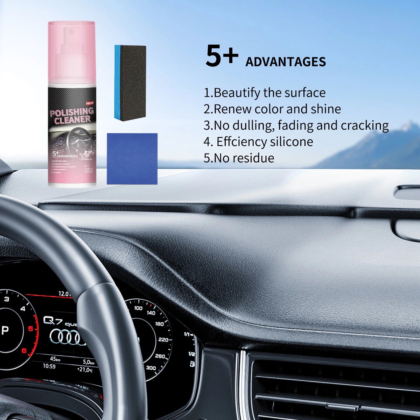 Car Interior Polishing Cleaner