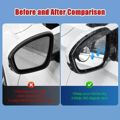 Car Side Mirror Rain Visor
