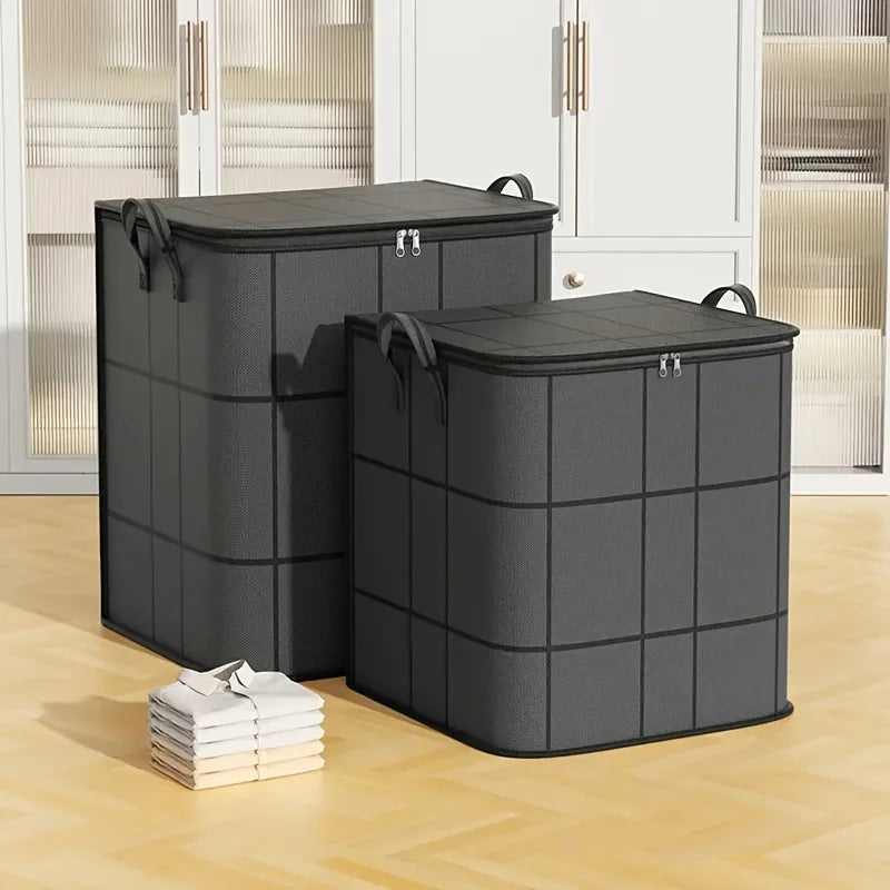 Large Foldable Storage Bag with Double Zipper