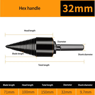 Firewood Log Splitter Drill Bit