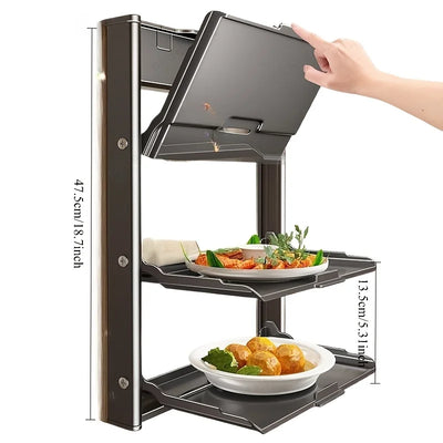 Foldable Multi-Layer Dish Rack