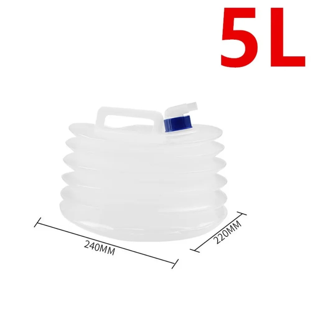 Folding Water Bucket with Faucet (T)