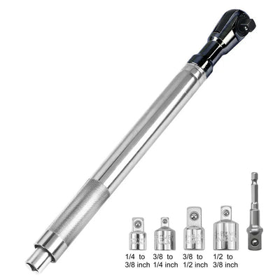 Extended 1/2-Inch Ratchet Wrench