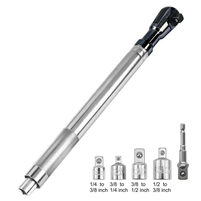 Extended 1/2-Inch Ratchet Wrench