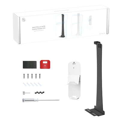 PS5 Slim Metal Wall Mount with Controller & Headset Holders