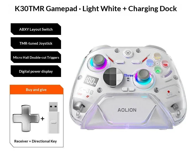 K30 Wireless Gaming Controller – 1000Hz TMR Joysticks