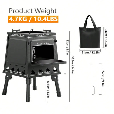 Portable Wood Burning Camping Stove