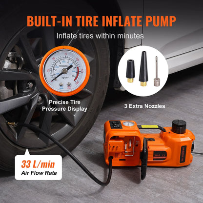 5-Ton Electric Hydraulic Car Jack Kit