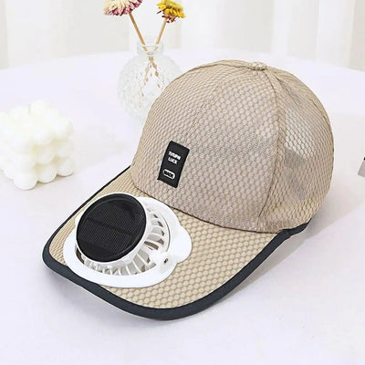 Solar Cooling Fan Hat