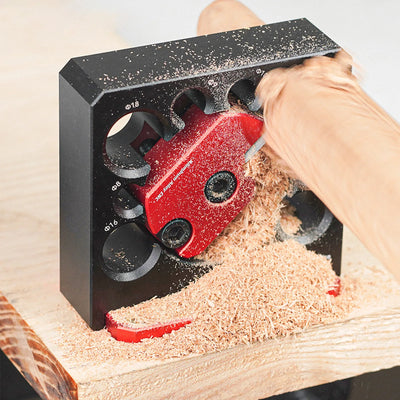 Adjustable Dowel Maker Jig with Indexable Carbide Blades
