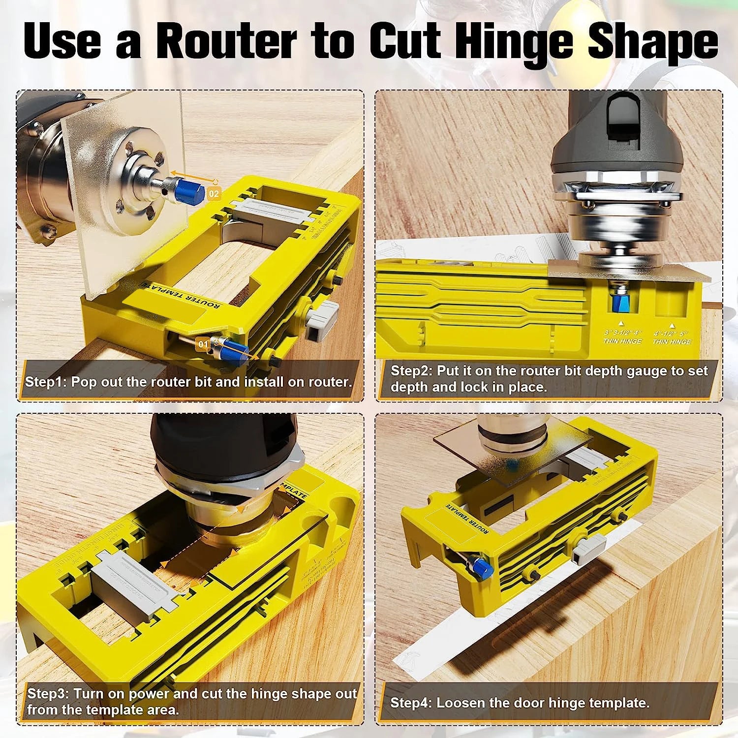 Door Hinge Installation Kit