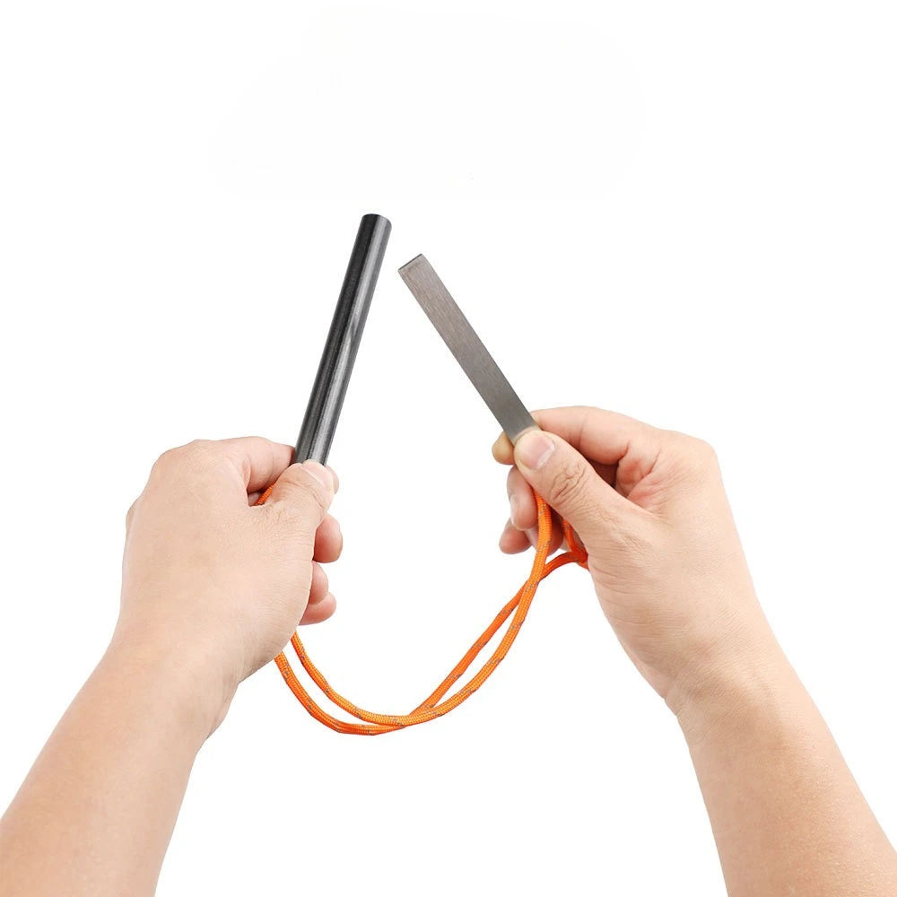 Magnesium Rod Fire Starter with Striker & Scraper