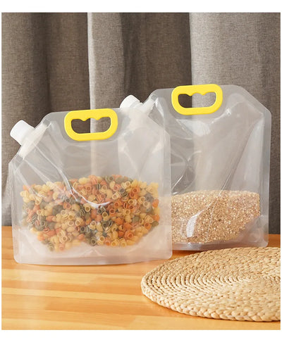4-Pack Airtight Food Storage Bags (New)