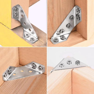 90° Corner Brackets with Screws