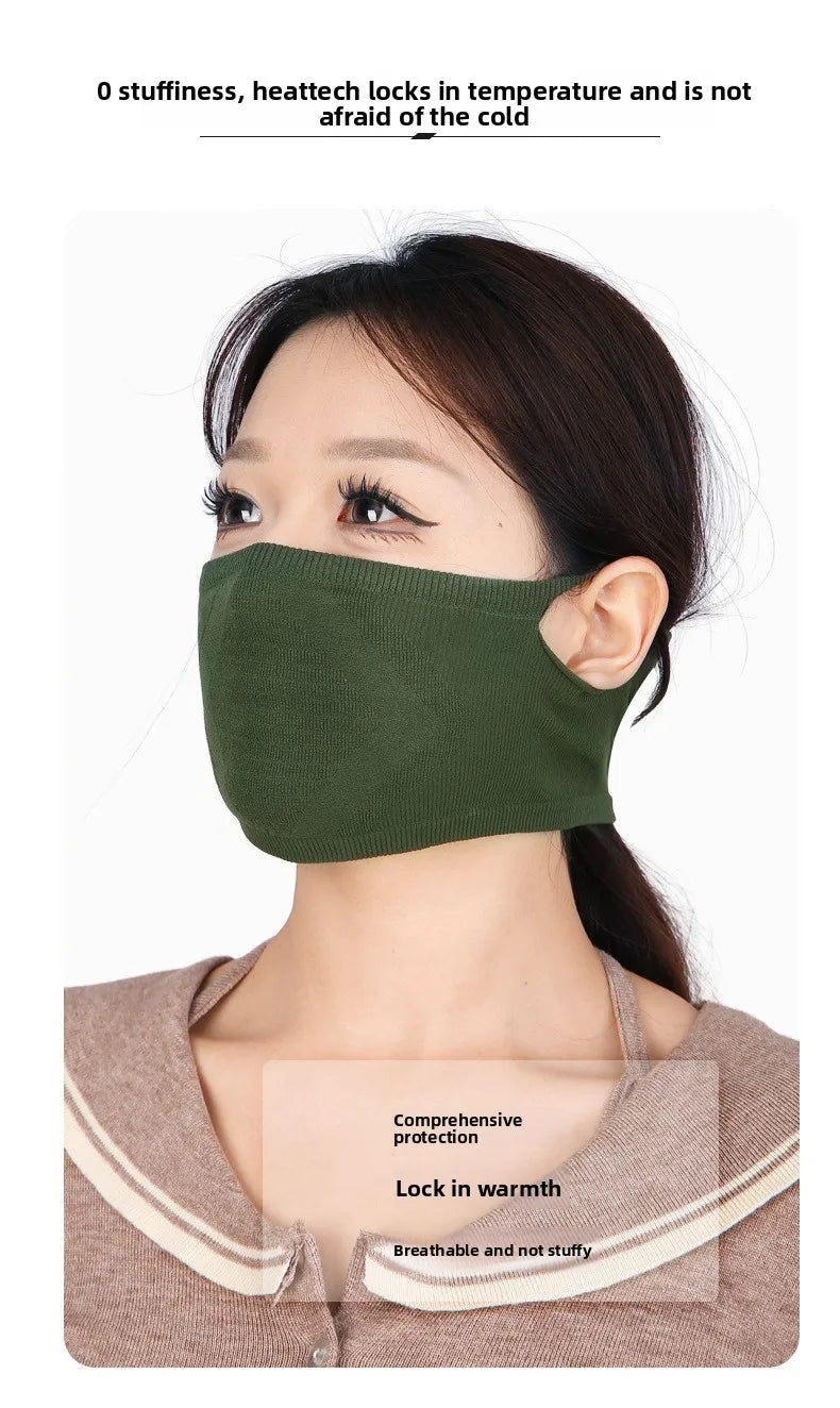 Windproof Face & Neck Gaiter with Ear Loops