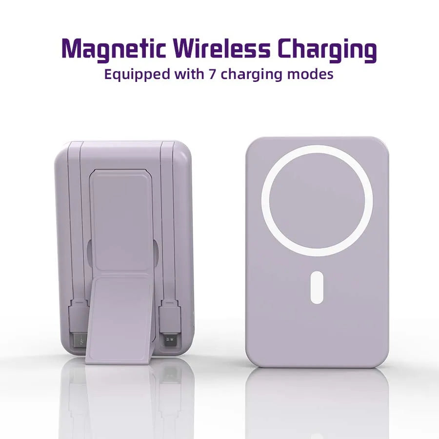 10,000mAh Magnetic Wireless Power Bank & Kickstand
