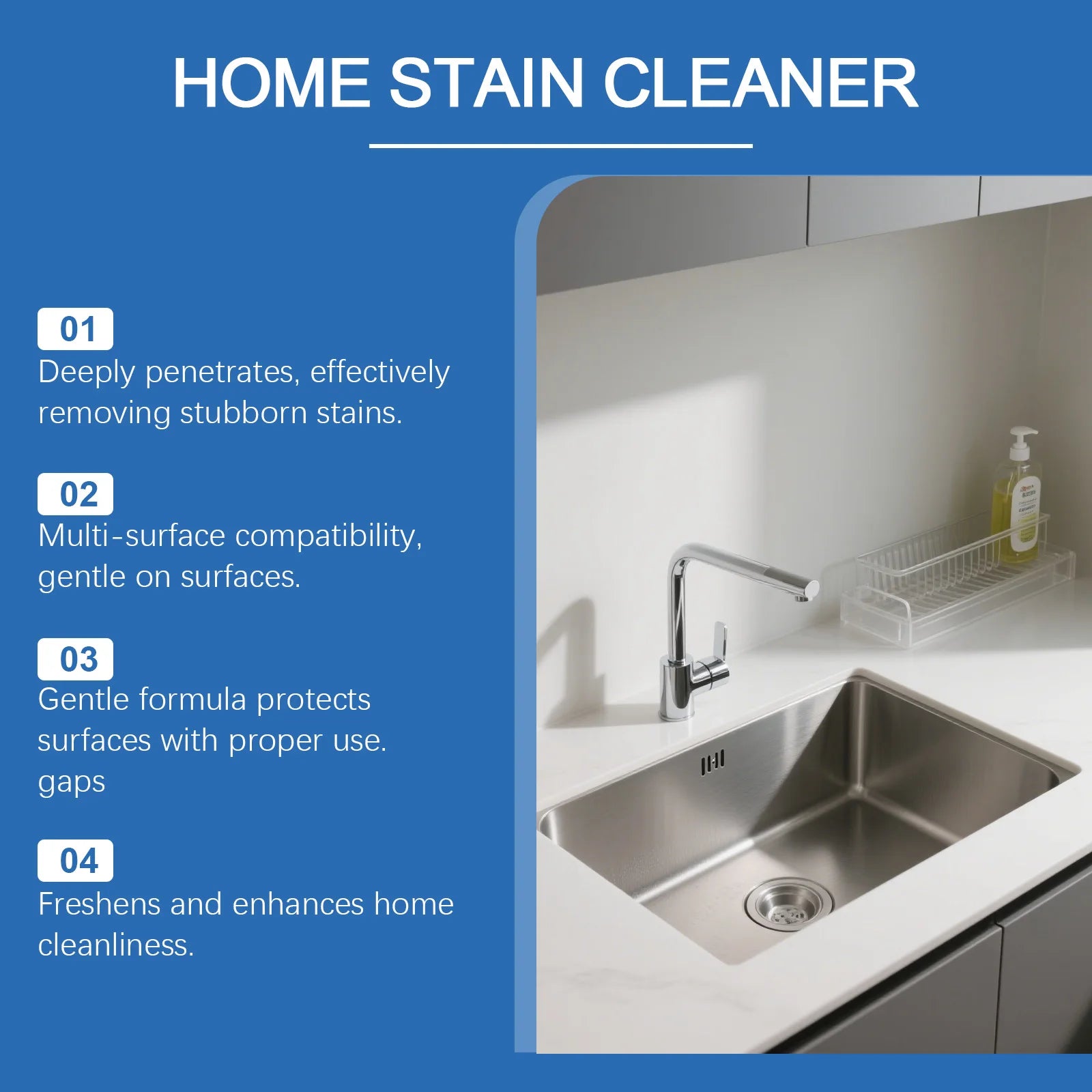 Sink & Bathroom Stain Removal Gel Kit