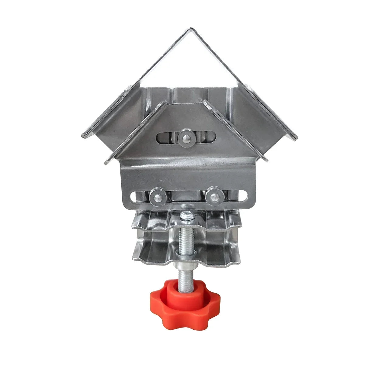 90-Degree Steel Corner Clamp with Adjustable Swing Jaw