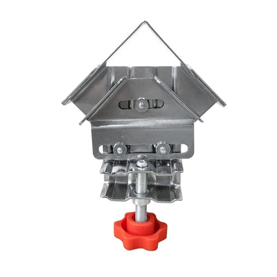 90-Degree Steel Corner Clamp with Adjustable Swing Jaw