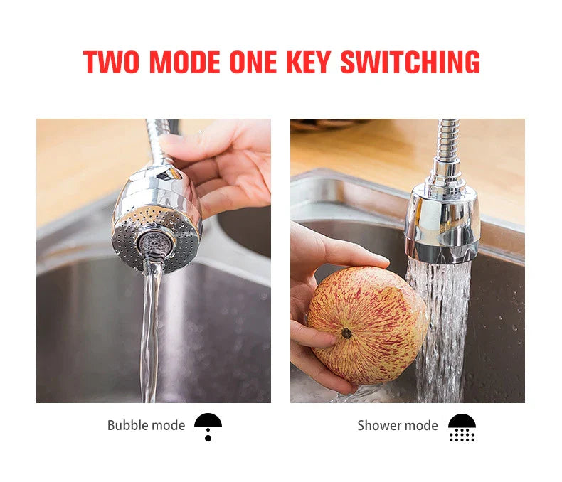 360° Rotating Dual-Mode Faucet Aerator