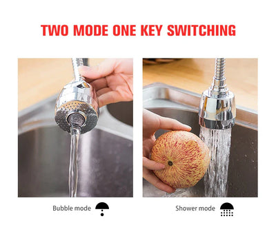 360° Rotating Dual-Mode Faucet Aerator