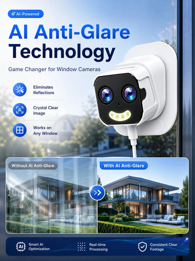 PRO 5MP Dual-Lens WiFi Security Camera with 10X Zoom