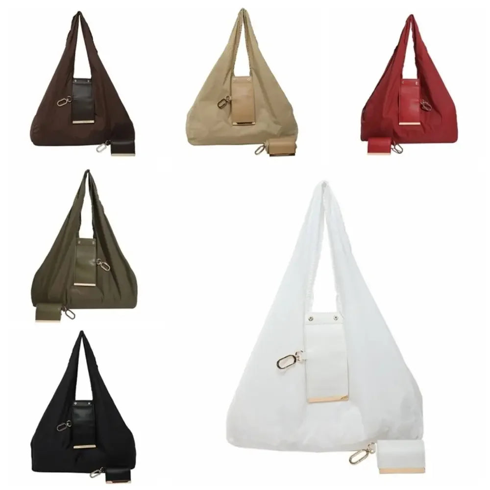 Foldable Reusable Shopping Tote Bag with Keychain