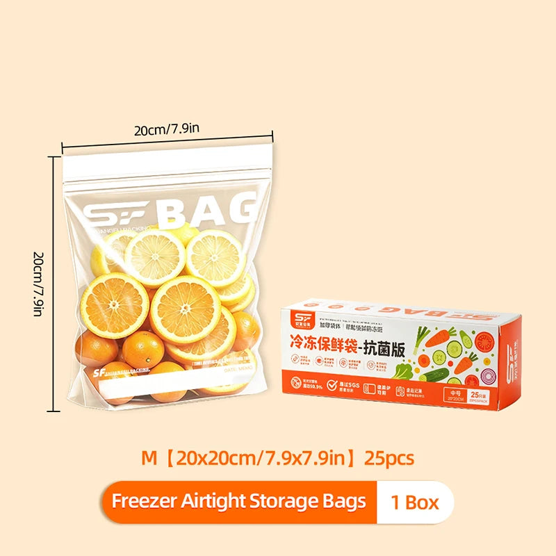 Reusable Double-Seal Food Storage Bags