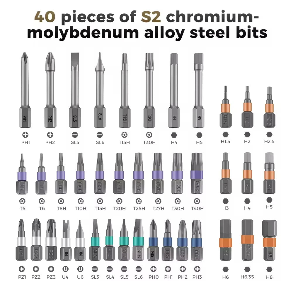 42-in-1 Magnetic Screwdriver Set