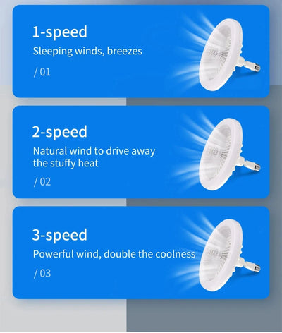 LED Ceiling Fan Light - 19cm