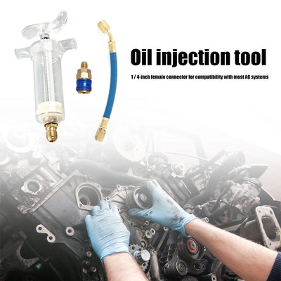 Car A/C Oil & Dye Injector Kit (2 oz / 60 ml)