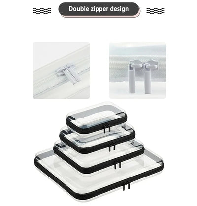 Transparent Zipper Storage Bag