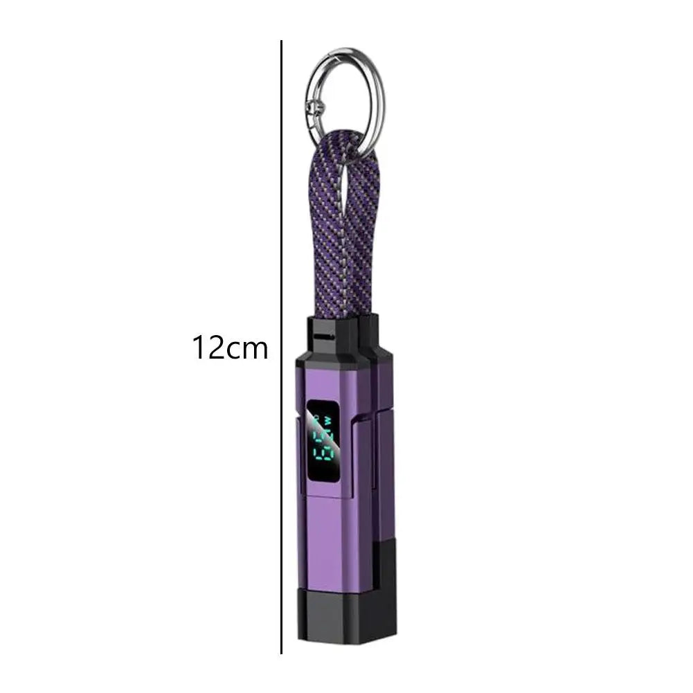 4-in-1 65W Keychain Charging Cable