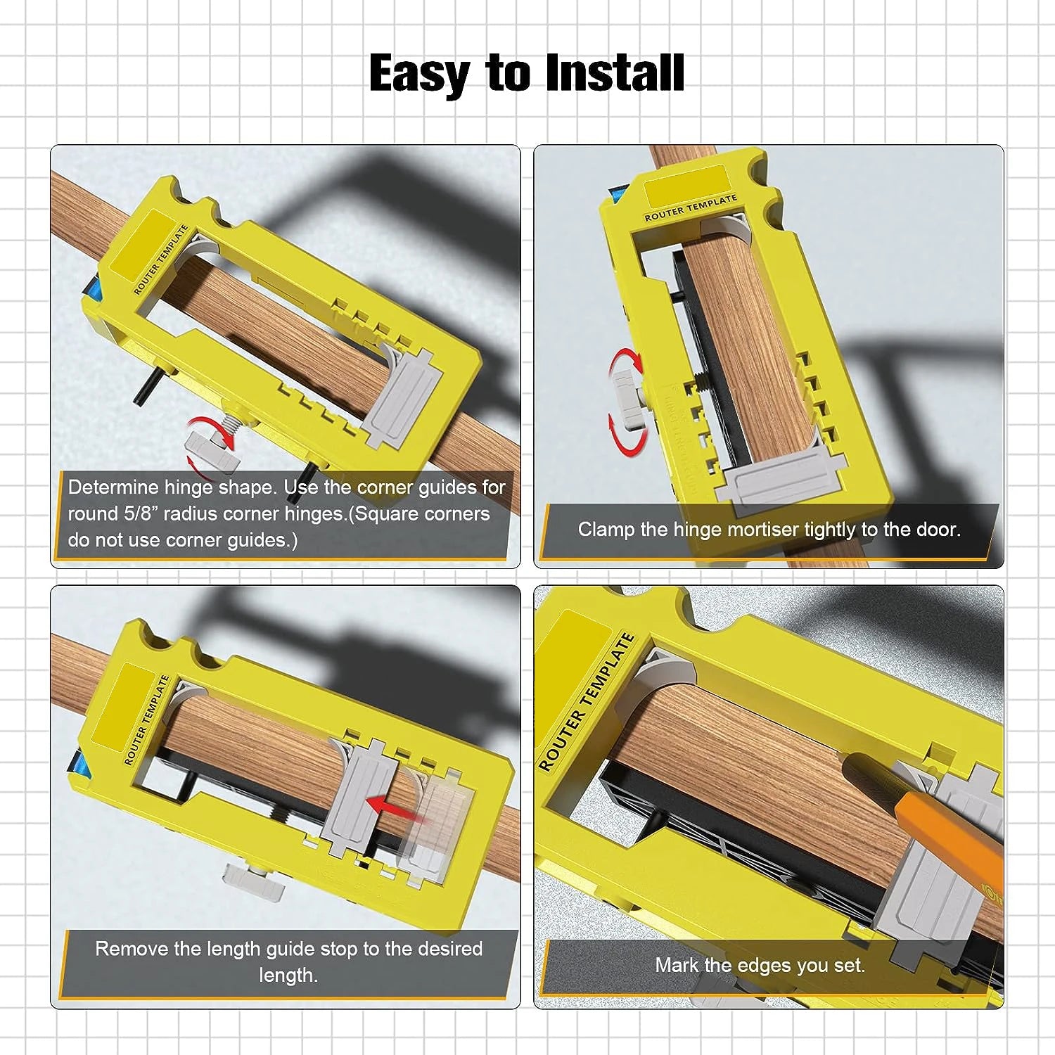 Door Hinge Installation Kit