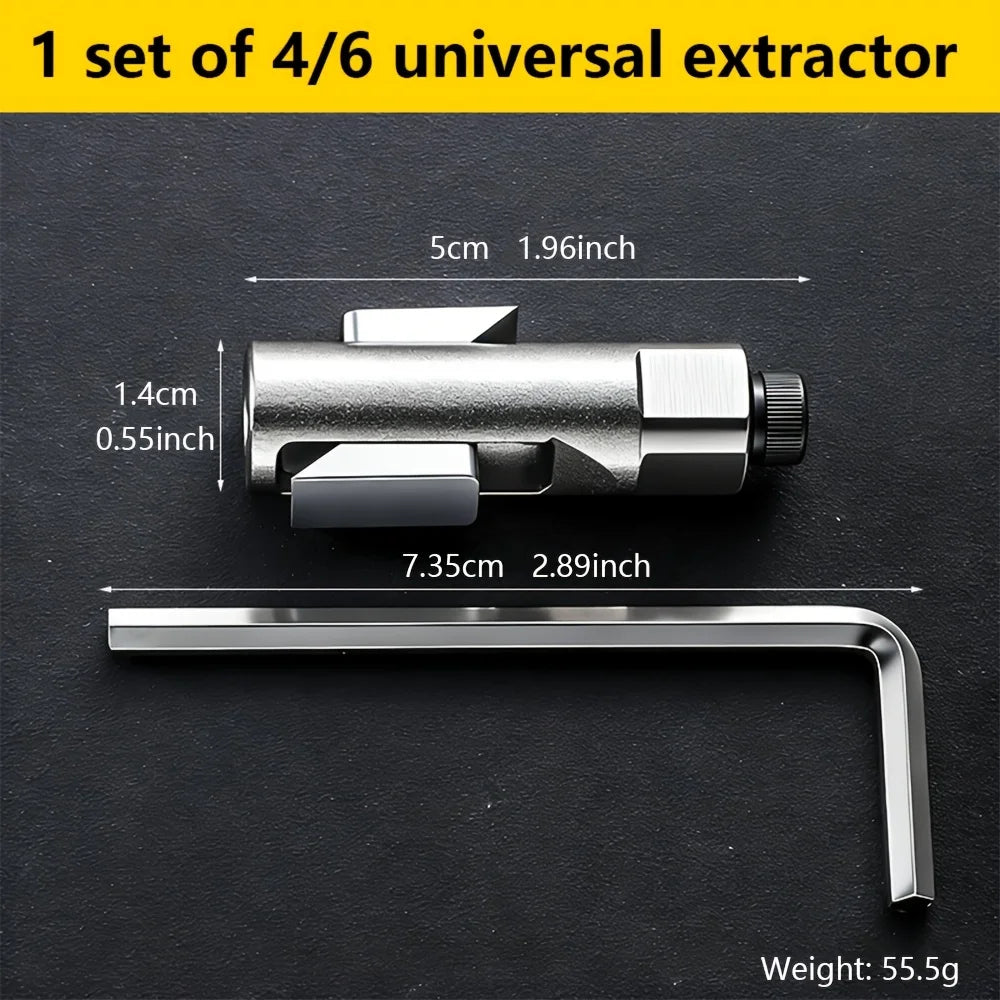 Dual-Head Broken Pipe & Faucet Extractor Tool