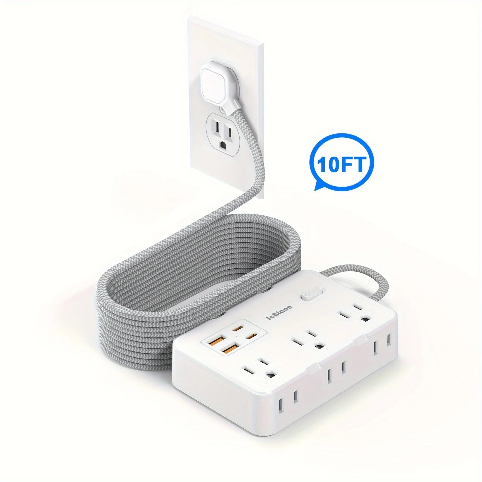 10-in-1 Desktop Power Strip with USB-C